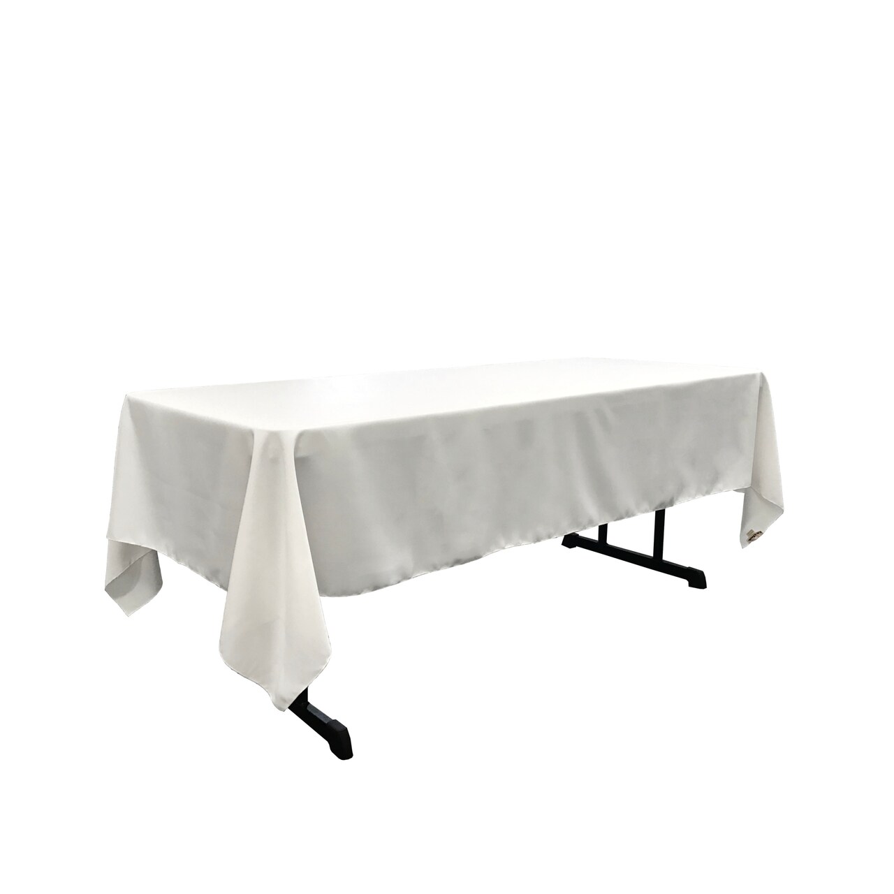 Rectangular Tablecloth Polyester Poplin Seamless Stain Resistant 60 x 120 Inches